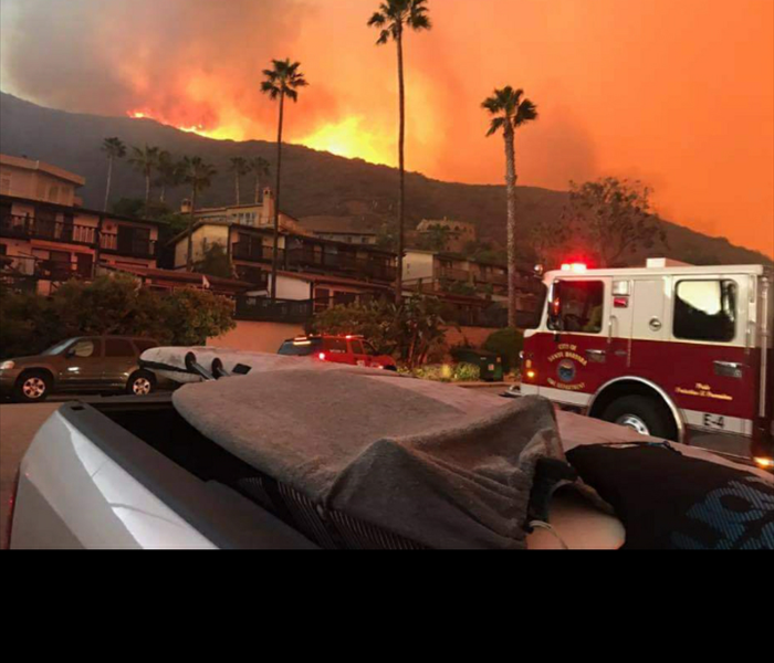 Fire in Malibu